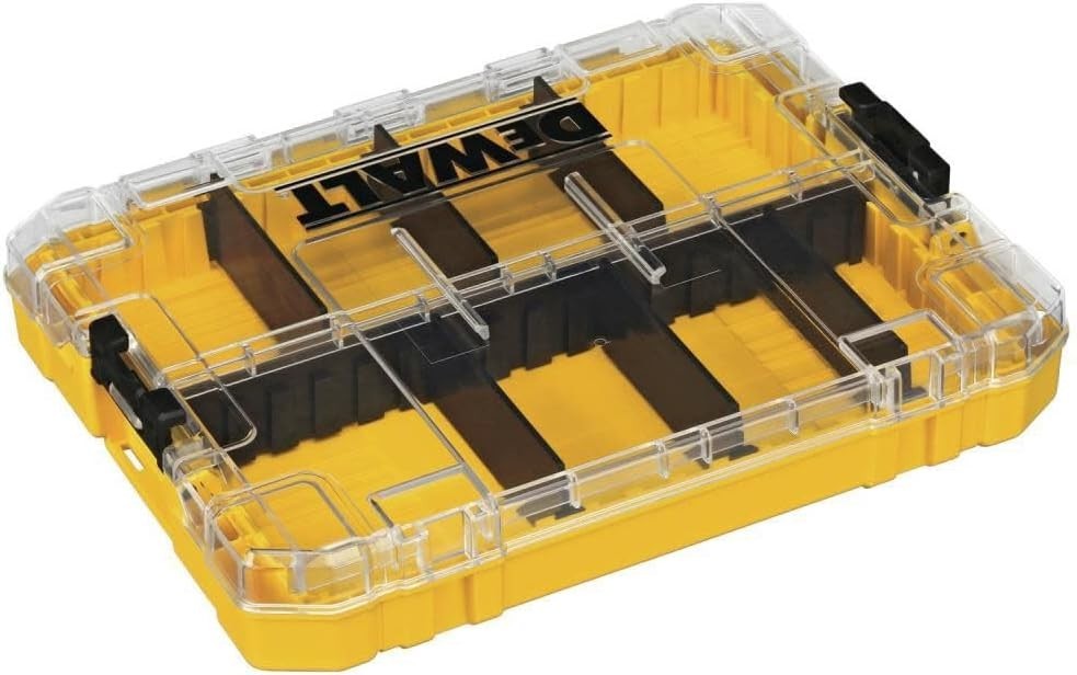 DEWALT Tool Box, Tough Case Organizer, Medium, 8-Compartments, for Small Tools++