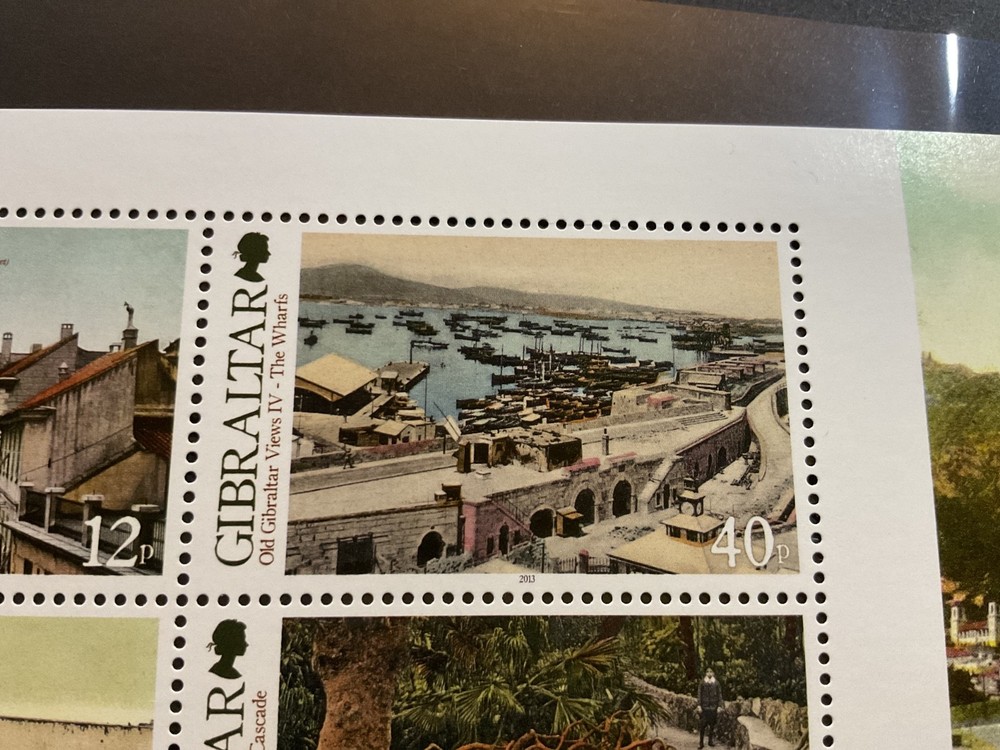 Gibraltar mint never hinged Gibraltar views stamps sheets B2657