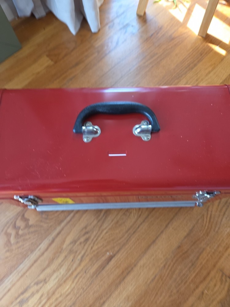 Vintage Craftsman 2 Two Drawer Deep Top Tool Box Red Toolbox