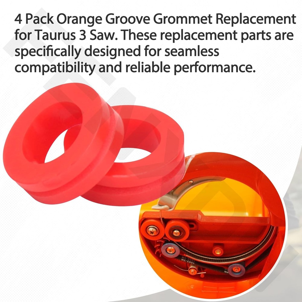FOR TAURUS 3 ORANGE GROMMETS - FOUR PACK W