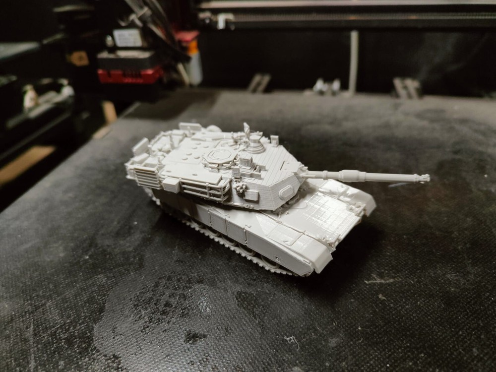 American Abrams M1A2 tank 1:48 scale Printed 3d model kits DIY