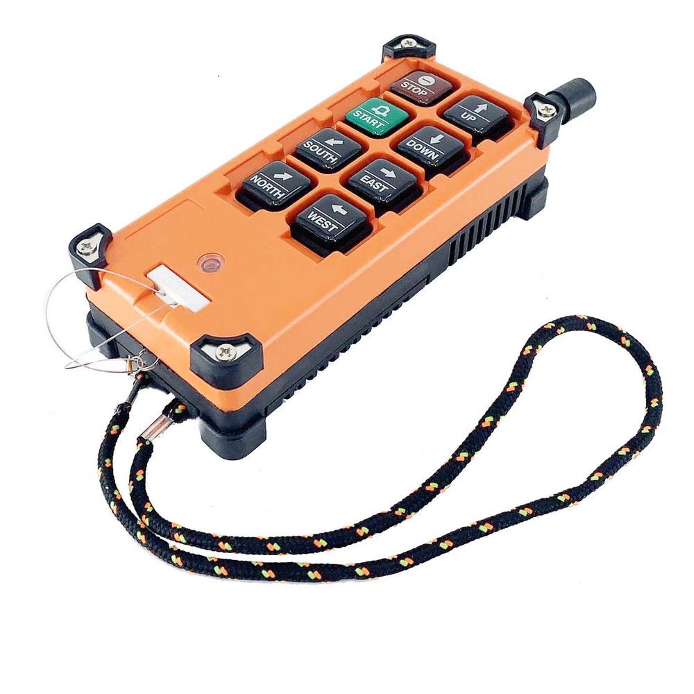 Crane Industrial Remote Control Wireless Transmitter & Receiver Hoist Switch US
