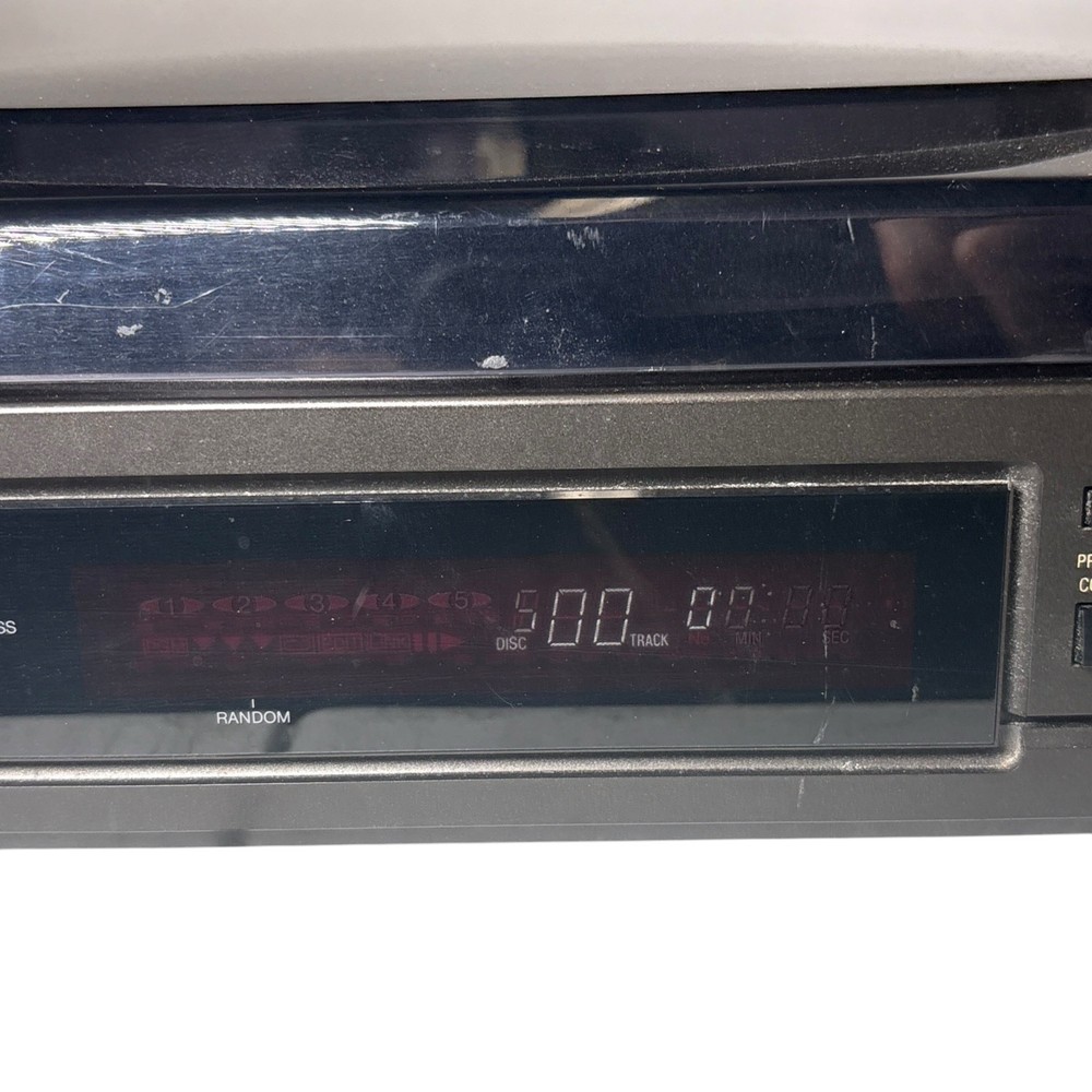 Technics Model SL-PC505 Black Home Audio Multi-Compact Disc Player 1991