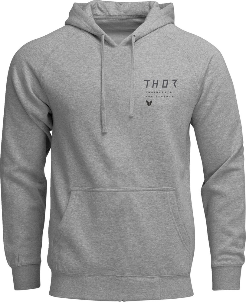 Thor Stamp Mens Pullover Hoody Heather Gray