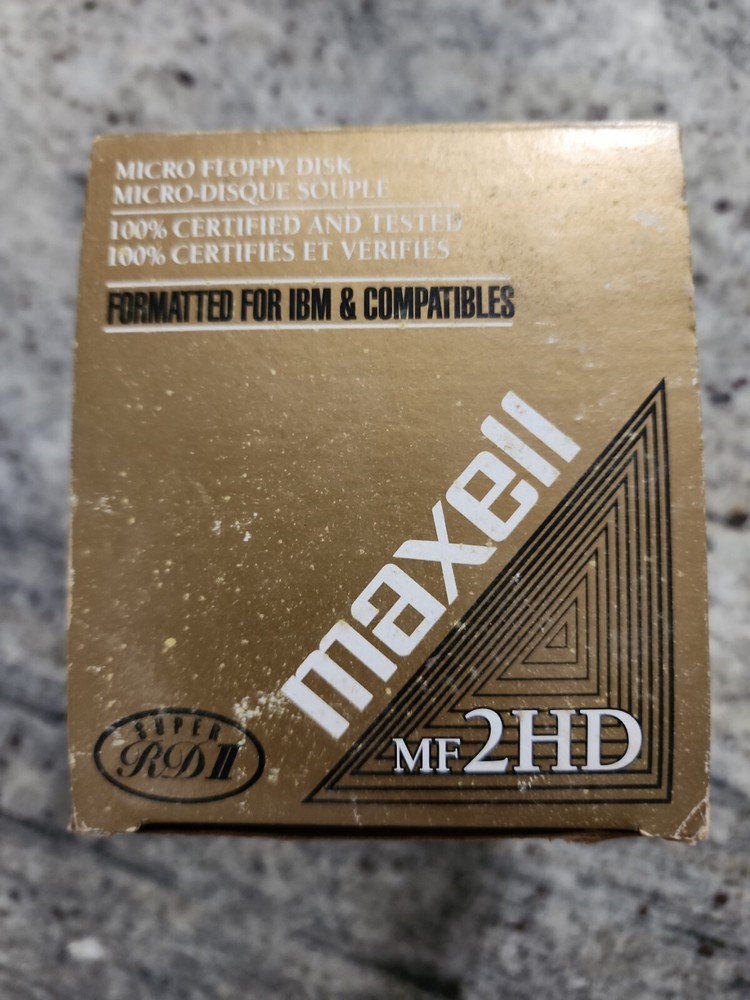 Maxwell MF 2HD 3.5 High Density 29pcs. Open Box Untested