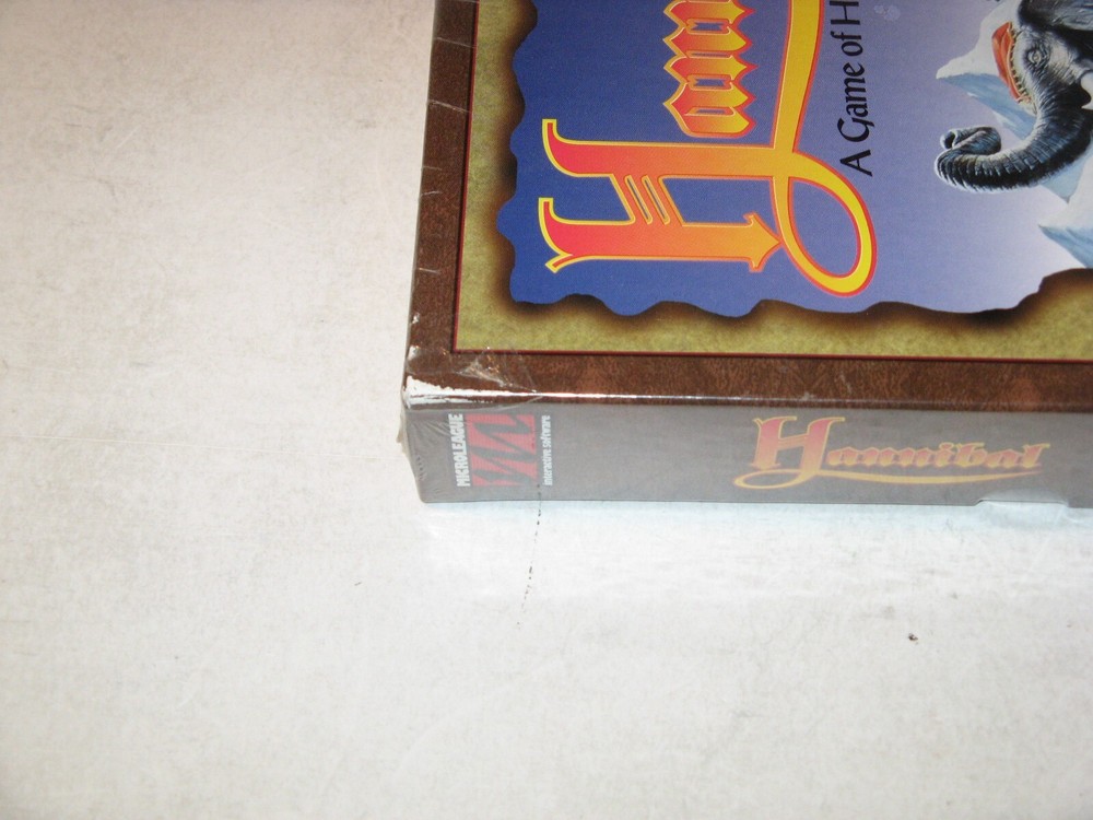 Hannibal IBM PC 3.5" disk SW Microleague historical strategy computer game