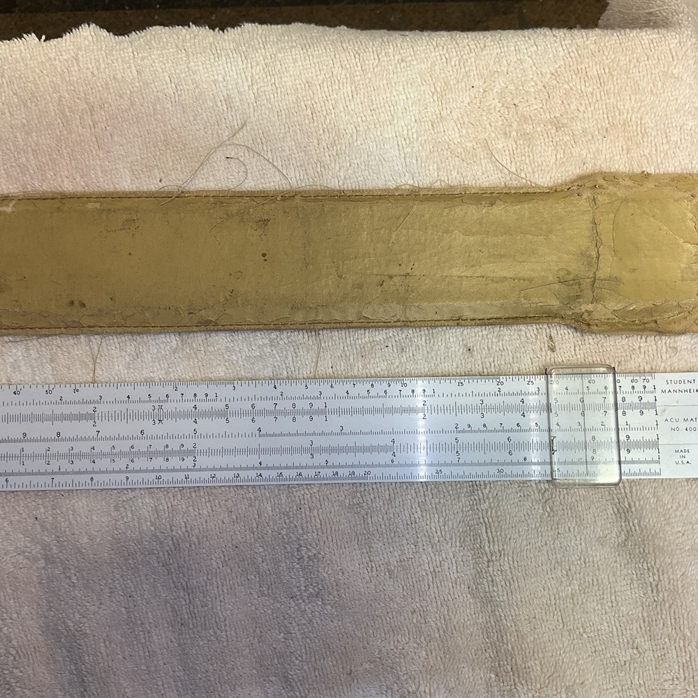 Vintage ACU-Math No. 400 Mannheim Slide Rule with case Engineering Ruler