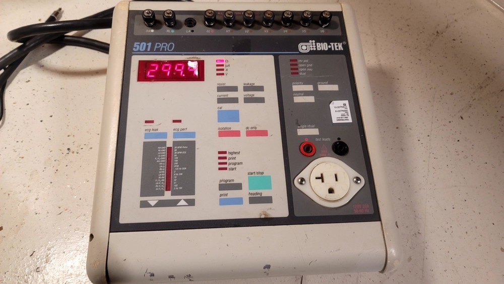 BIO-TEK 501 PRO SERIES ELECTRICAL SAFETY ANALYZER
