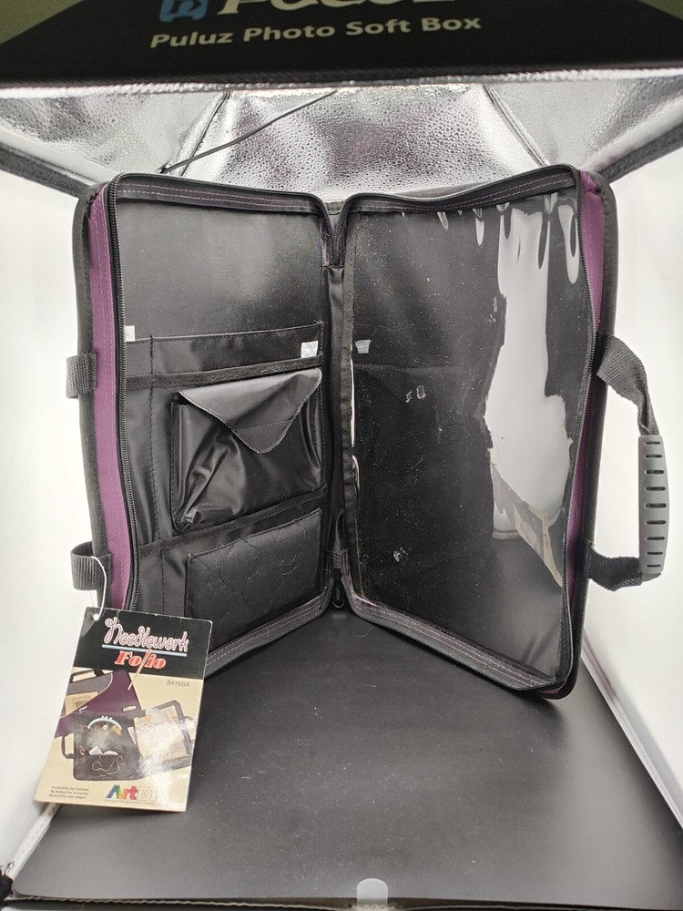 ArtBin Needlework Folio! 8416SA! Purple And Grey! NWT!!