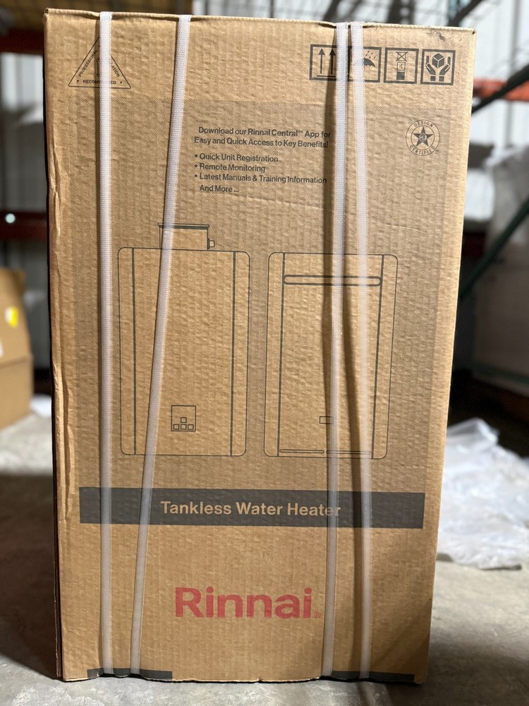 Rinnai RE140iN Tankless Water Heater NG – Unused, Open Box – See Description