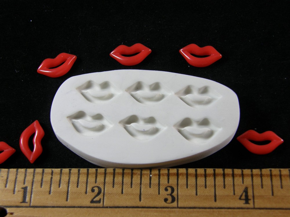 Lips / Mouth Polymer Clay Mold 6 in 1 (MD1299)