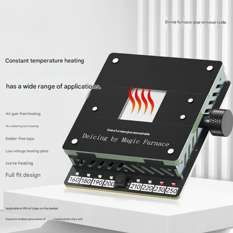 Portable Heating Station Adjustable Temperature CPU Heating Platform for Chip