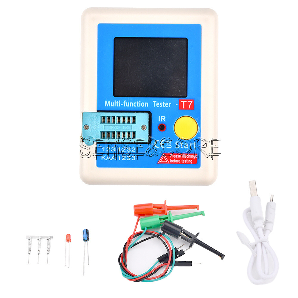 LCR-T7 Transistor Tester Diode Triode TFT Capacitance Meter NPN PNP MOSFET-