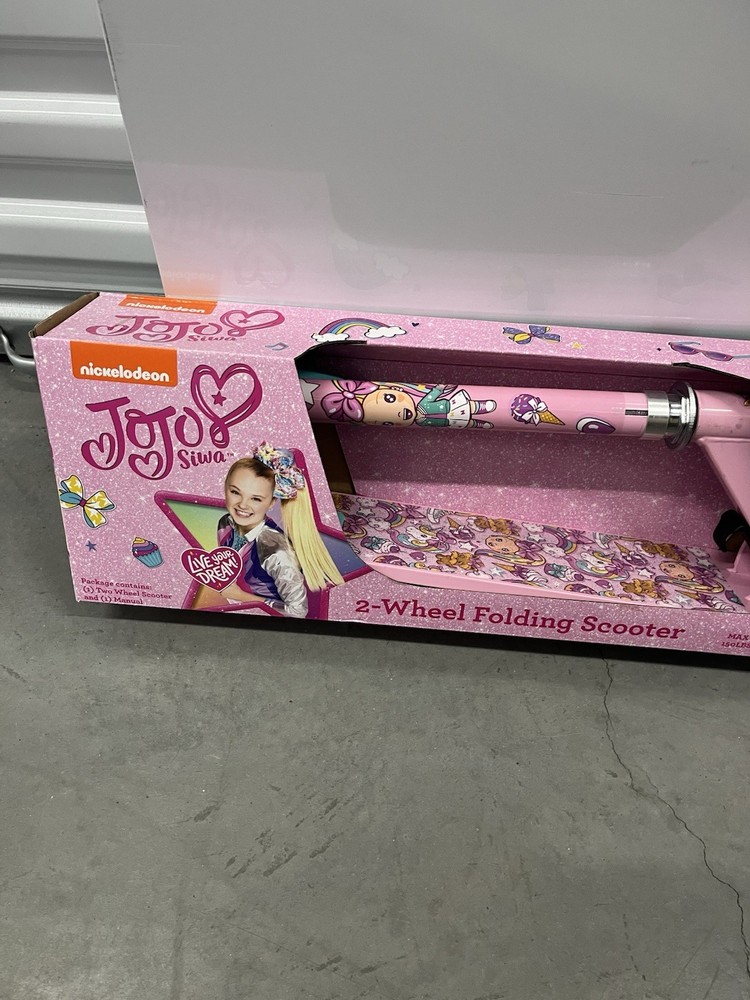Nickelodeon JoJo Siwa Pink Folding Scooter
