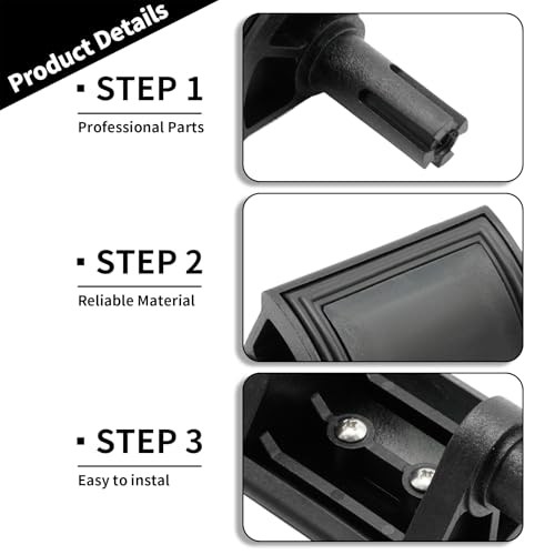 2 Pack 270075 Diverter Assembly, Replacement for Pentair 2 inches, Black