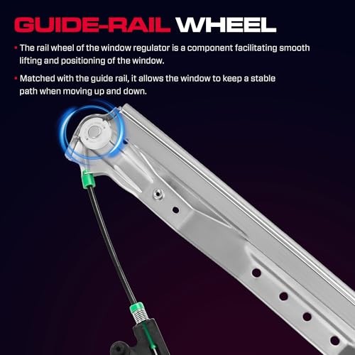 Front Passenger Side Power Window Regulator Without Motor Front Passenger (RH)