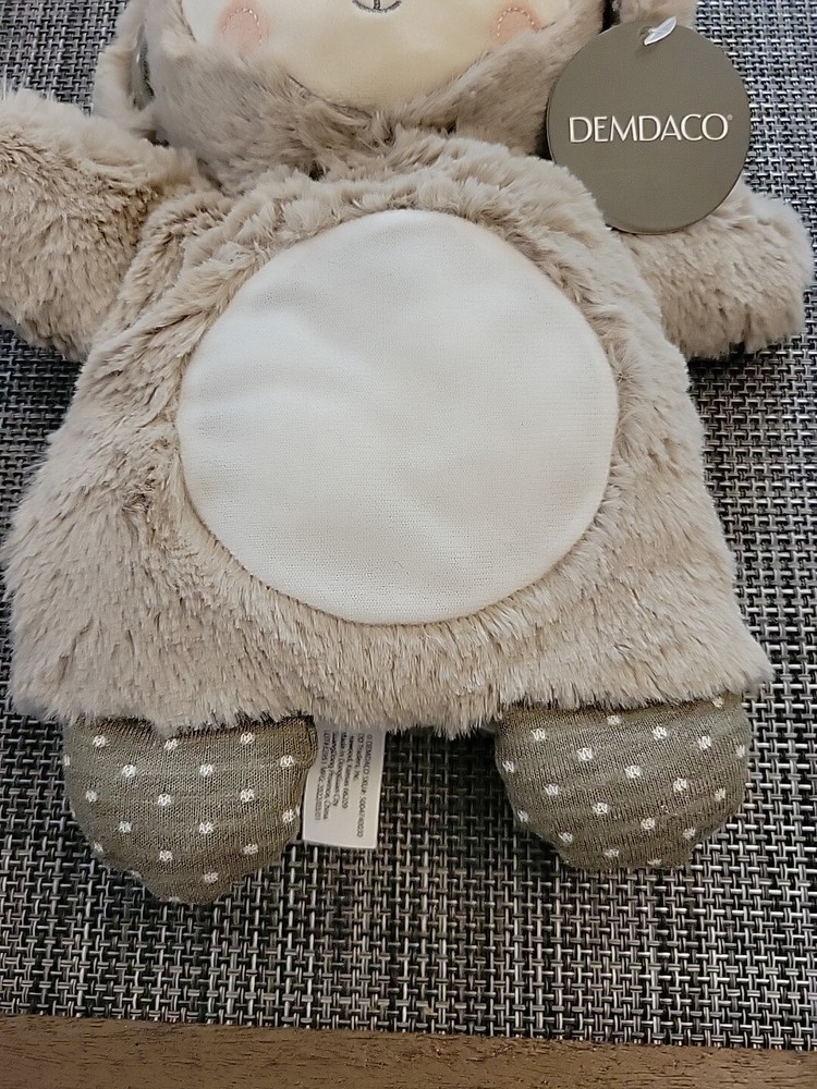 DEMDACO Monkey Soft Plush Stuffed Hand Puppet NWT