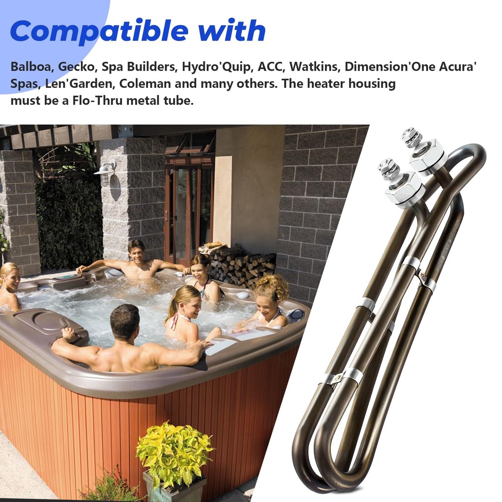 5.5KW 240V Titanium Hot Tub Spa Heating for Universal Heating Element Replace...