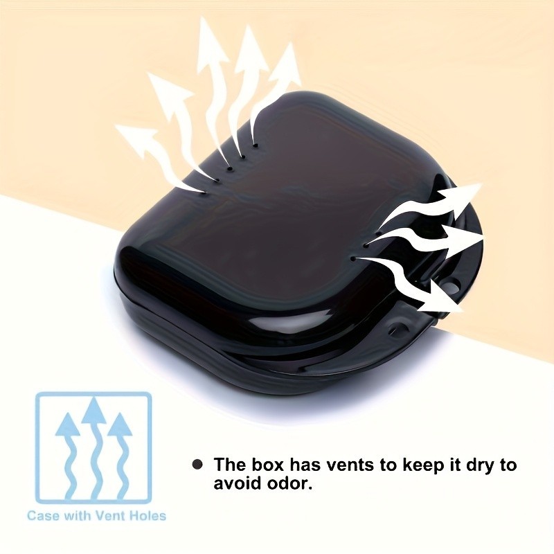 5Pcs Dental Denture Retainer Plastic Storage Case Box Mouthguard Container