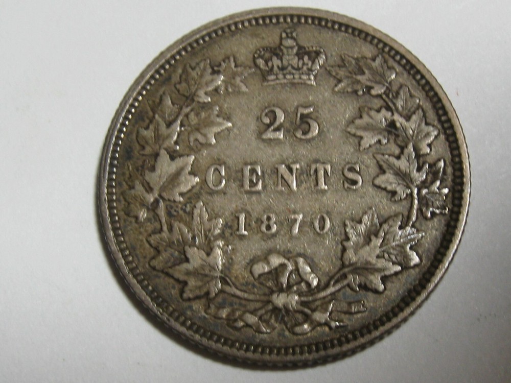 1870 Canada 25 Cents - #6356-12
