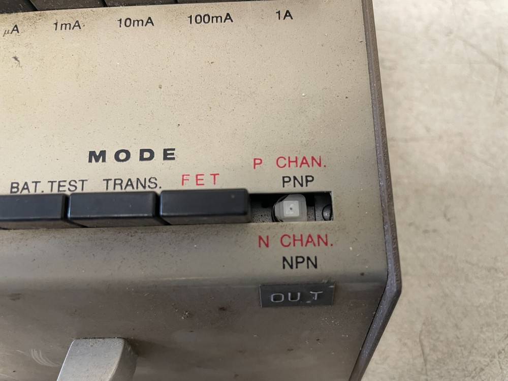 Heathkit FET / Transistor Tester IT-121 Vintage Untested