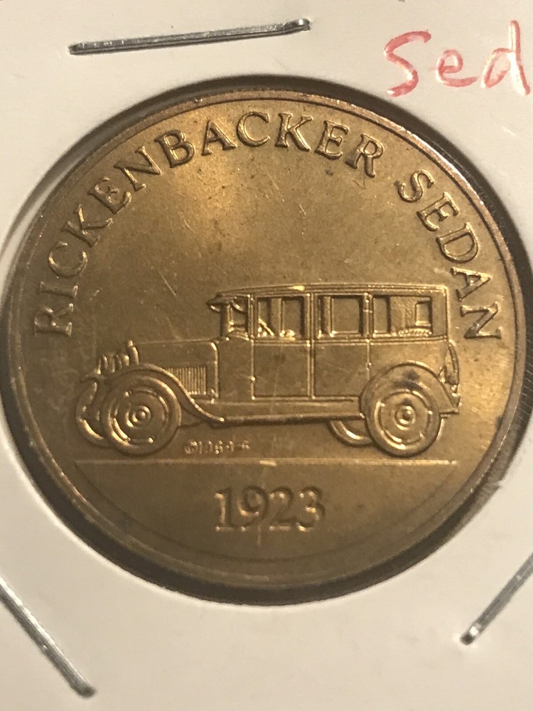 1923 Rickenbacker Sedan Token