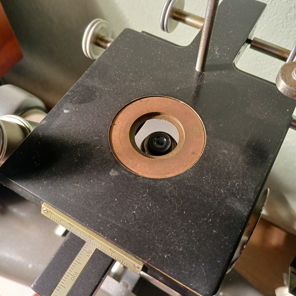 Bausch and Lombe Vintage Metallurgical Analytical Microscope