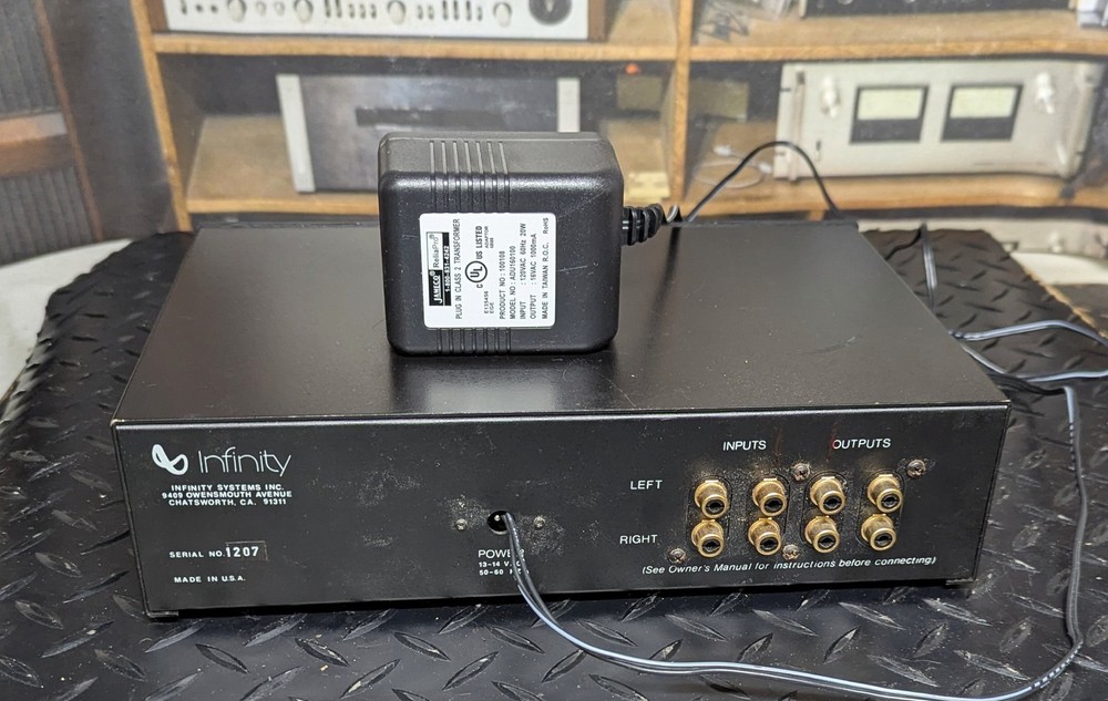 Infinity Reference Standard IIb L. F. Equalizer