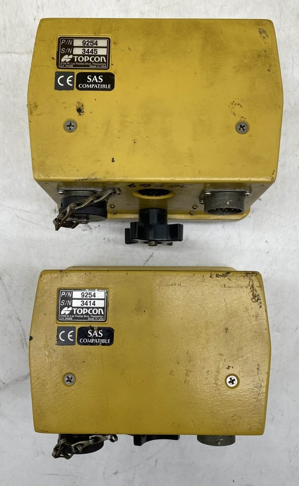 TOPCON SYSTEM FOUR 9254 Control Boxes, SONIC TRACKER II 9142 w/ Case ST2, 4