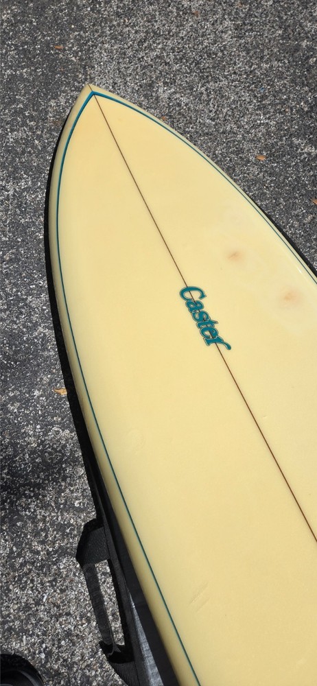 vintage Caster surfboard