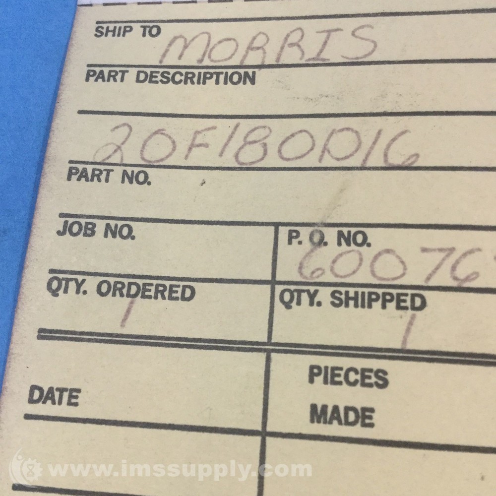 P&H CRANES 20F180D16 U-Shaped Hook USIP