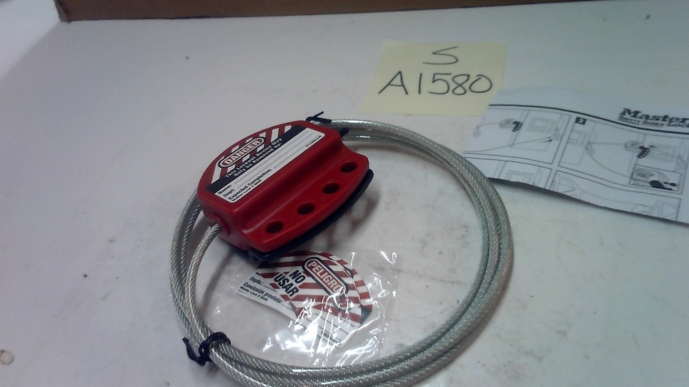 S806 MASTER LOCK CABLE LOCKOUT