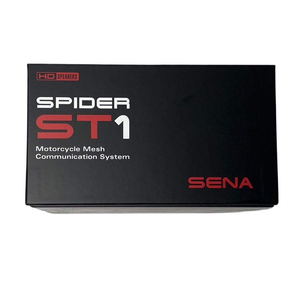 Sena SPIDER ST1 SINGLE Mesh Bluetooth Headset Communication System - Black