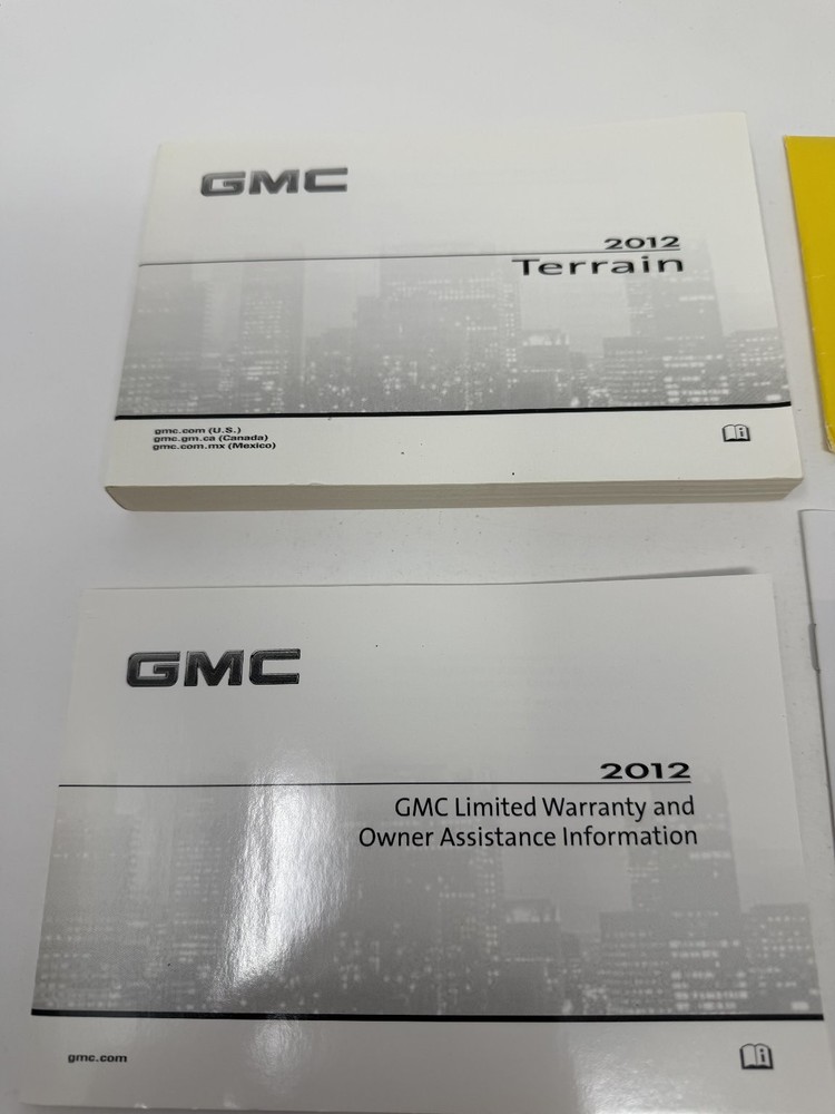 2012 GMC Terrain Owners Manual OEM Complete Set