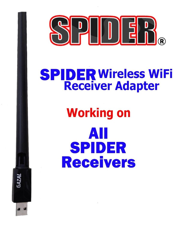 Spider Wireless Wifi Adapter working on all Spider receiver models