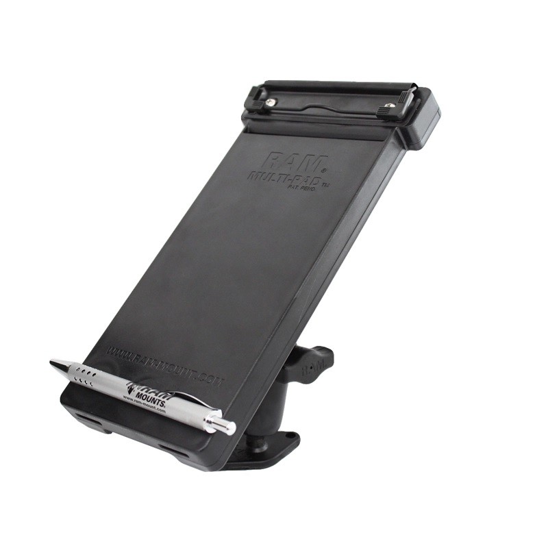 RAM Drill Down 1" Ball Mount with Multi-Pad Universal Notepad Holder
