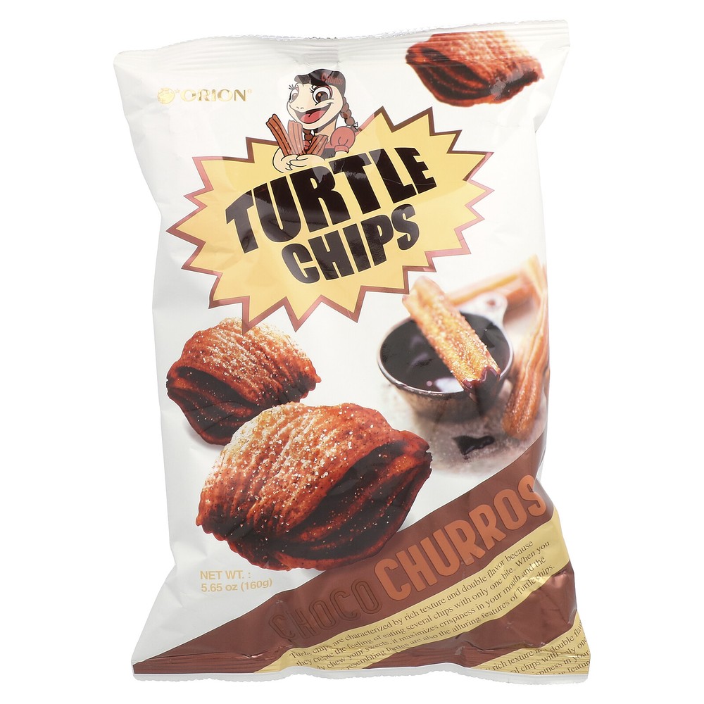 Turtle Chips, Choco Churros, 5.65 oz (160 g)