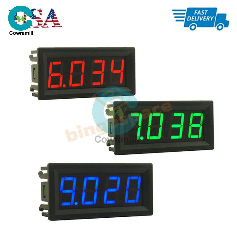 0.56"4-Bits LED 0-100V Mini Digital Voltmeter Voltage Meter Volt Panel Tester
