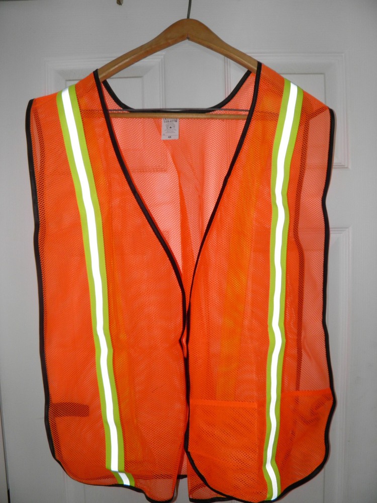 High Visibility Safety Vest - 2 different ones - size 4X