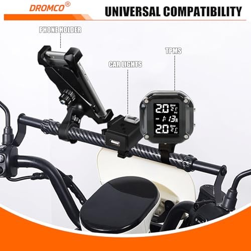 Motorcycle Handlebar Extender Extensions, 11.8"- 17.7" Adjustable