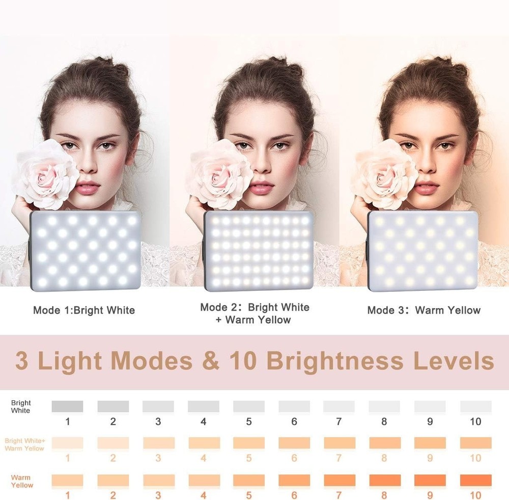 60 LED Video Conference Light with Clip-On Design