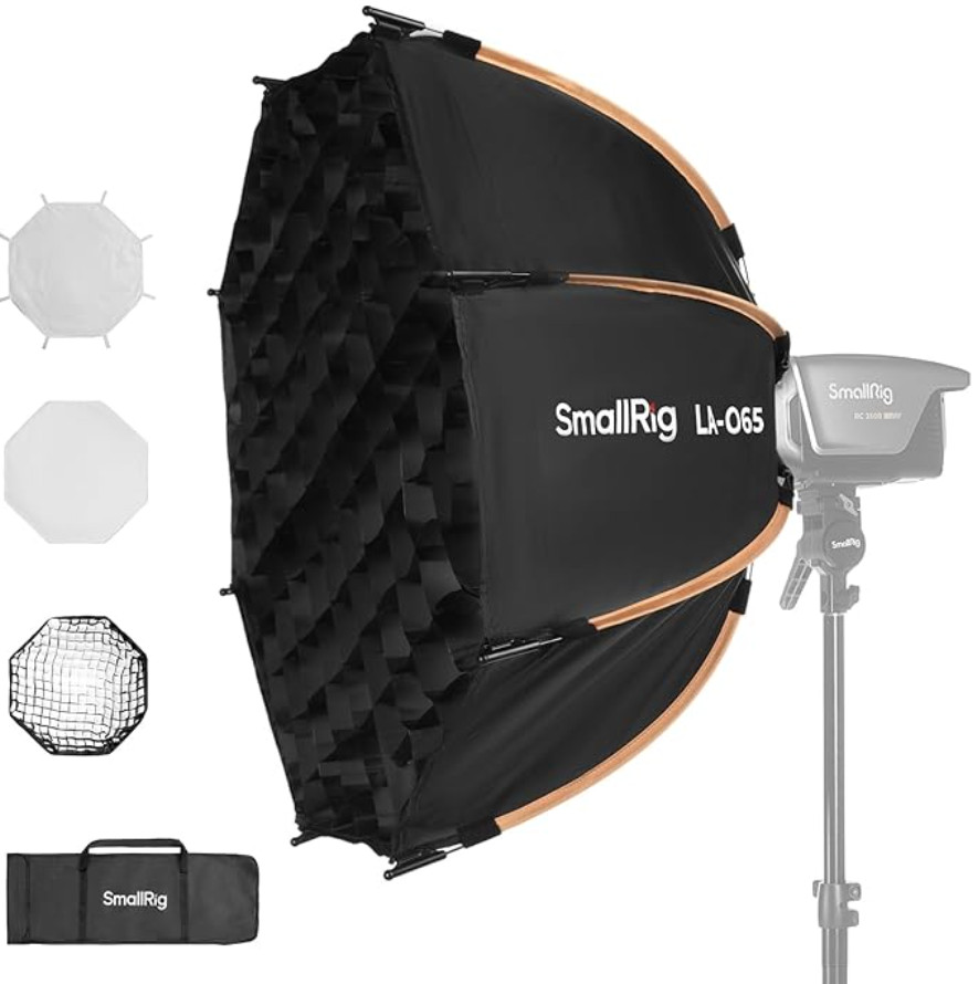 SmallRig LA-O65 Octagonal Softbox, 65cm/25.6in Quick Release Softbox