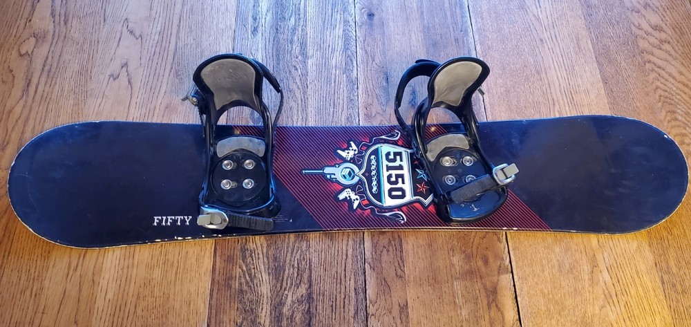 5150 snowboard with FF1000 Bindings Good Condition