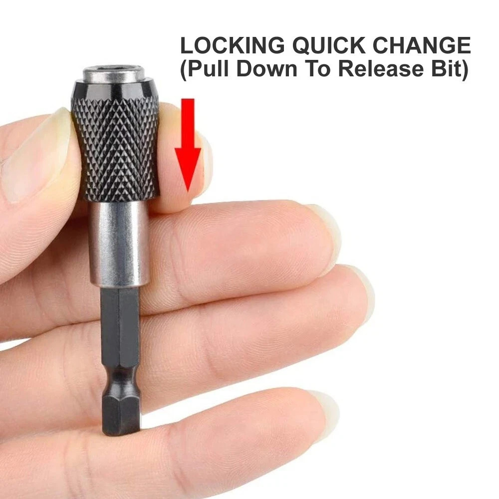 2" Locking Quick Change Bit Holder For Drill (Hex Drive)