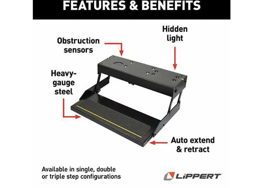 Lippert 3691461 Step-Series 35-Automatic w/Motor,Control & Switch
