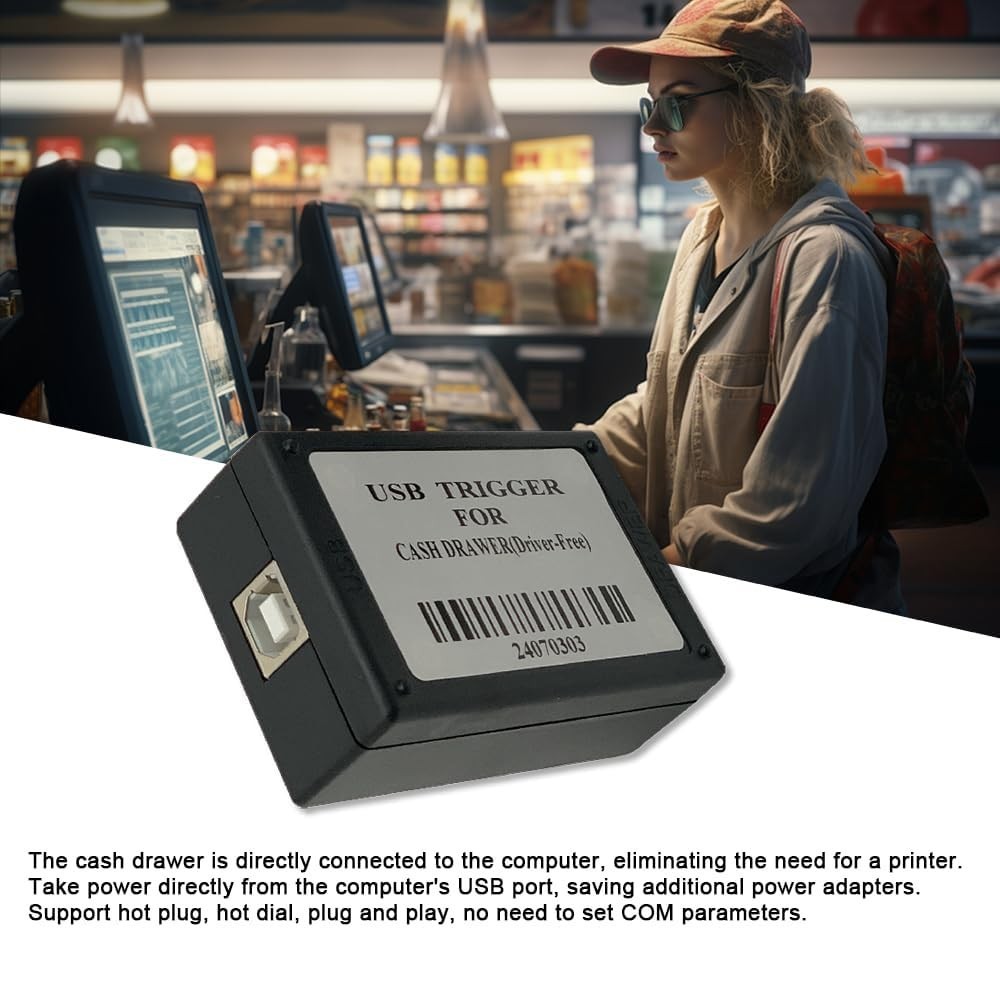USB Cash Drawer Trigger Suitable for Direct Connection to PC