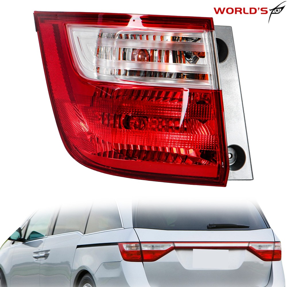 Fit For Honda Odyssey 2011-2013 Tail Light Halogen Rear Outer Driver Left Side