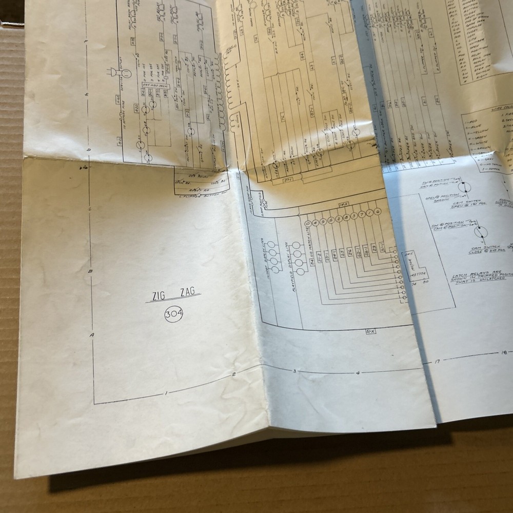 Williams Zigzag Schematics Pinball  manual