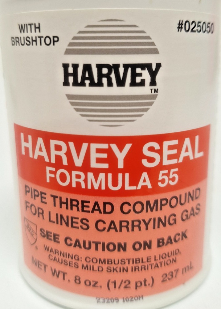 HARVEY SEAL FORMULA 55 8 Fl Oz Pipe Thread Compound Yellow