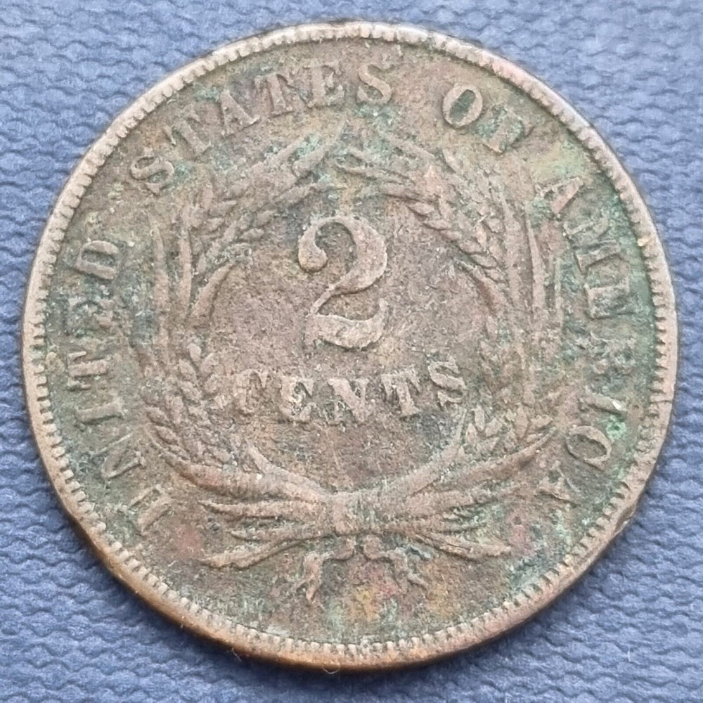 1866 Two Cent Piece 2c Better Grade #30457